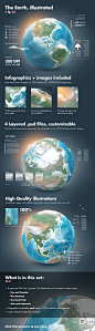 Dribbble - V01_earth-illustrated-3D-world-layered-photoshop-psd-infographics-globe-realistic.png by Giallo