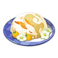 Prosperous Peace : Prosperous Peace is a special food item that the player has a chance to obtain by cooking Universal Peace with Ganyu. The recipe for Universal Peace is obtainable from Wanmin Restaurant for 5,000 Mora after reaching Adventure Rank 30. P