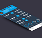 Flat Resume Template(Free) : Flat Resume Concept inspired by Admir Hadzic. Made for myself. Psd Could be found here http://bit.ly/1aFFzQq