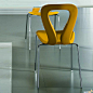 Open stackable chair for the living room - ARREDACLICK