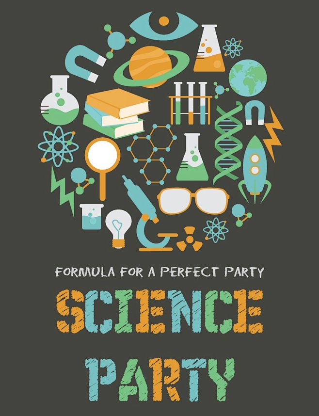 科学教育海报设计图片
