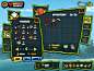 Monkey Quest - User Interface by Eric Bellefeuille, via Behance