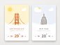 Daily UI challenge #037 — Weather#天气#
