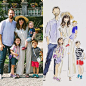 Custom family portrait by Jennifer Vallez