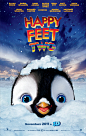 高清晰澳大利亚家庭动画喜剧音乐卡通3D电影《快乐的大脚2Happy Feet Two》电影海报壁纸封面大图 #采集大赛#