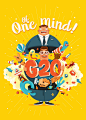 G20 - Of One Mind : Of One Mind 一体同心Poster for G20(summit of the Group of Twenty)Agency:BBDO Shanghai