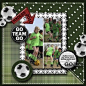 Great Soccer Scrapping Page... | ~)(Creating Memories)(~