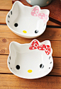 Hello Kitty 可爱日式陶瓷碗 卡通饭碗 公仔饭碗(单只装)