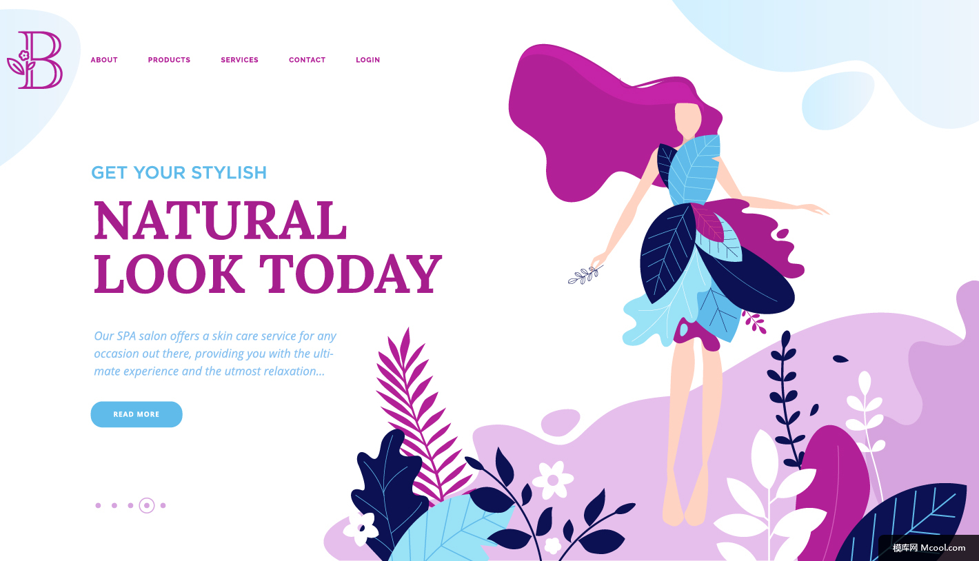 扁平化 女孩 美女 矢量插画 网页 海报 清心美女人物插画插画绘画 清心美女人物插画插画绘画