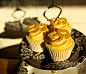 Golden Anniversary Cupcakes #蛋糕#