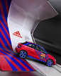 Audi Adidas fair stand on Behance