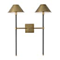 Havana Sconce  Industrial, Contemporary, Natural Material, Metal, Sconce by Arteriors