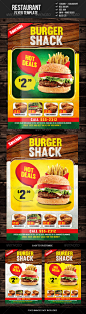 Food Promo Flyer Template 4 - Restaurant Flyers