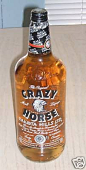 ca. 1990 CRAZY HORSE Beer Bottle - Nice Graphics | #39725500 : 40 oz Crazy Horse Dakota Hills Ltd Malt Liquor by G. Heileman Brewing Co. La Crosse, WI. This bottle was refilled for the photos to display the graphics better. THIS BOTTLE SHIPS EMPTY - NO CO