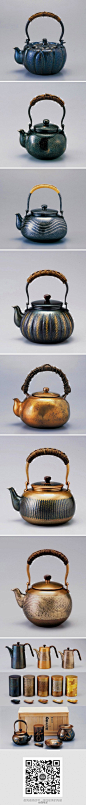 漂亮的铜制茶壶，做出陶的也很不错（欢迎大家微信交流：可扫描微信二维码或者添加朋友输入微信号 zuitaoci）期待