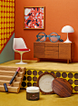 Retro Wonderlnd for USTA Magazine : Still life editorial pictures for USTA Magazine issue 19 with the main theme 'Vintage'. The photoshoot was inspired by retro interiors – the sets were recreated in micro scale and photographed afterwards.