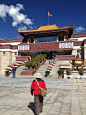参观西藏博物馆,幸福的蓝天雄鹰