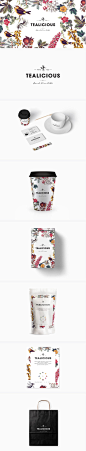 Tealicious茶叶店品牌设计