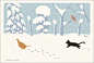 日本插画师森俊則 (Toshinori Mori もり としのり)带着他的猫，四处旅行，并把去过的地方画了下来。 ​​​​