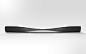 Soundbar Prava : This device is a wireless soundbar inspired in the shape of a harmonic sound wave. Elegance and simplicity, are the two main concepts in this lovely object.