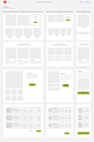 Responsive Website Wireframe Kit : Our new UX Kits Responsive Website Wireframe Kit is a massive library with 30 pages of content blocks, website elements, icons, wireframe examples and templates. Every single component comes in 3 options to quickly creat