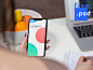 Free iPhone X PSD Mockup - Mockuplove : A useful free iPhone X psd mockup crafted with Photoshop that you can use to display your web and mobile designs in a professional way. By Julien Duhem.