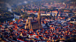General 2560x1440 Ulm Minster Germany Gothic architecture architecture tilt shift city cityscape river church