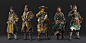 Total War Three Kingdoms-Character design_Yellow Turban leaders and Outlaws, Lulu Zhang : Character design for Total War Three Kingdoms --Yellow Turban leaders and Outlaws
Each illustration is also the concept design itelf.
Copyright belongs to SEGA &