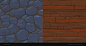 Tiling Textures - Dungeon Defenders 2, David DeCoster : Various hand-painted tiling textures from Dungeon Defenders 2. All textures created using 3d Coat and Photoshop.