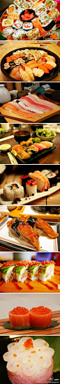 微刊：#深夜发吃#不吃不知道，一吃就上瘾的sushi！！！分享自@微刊美食 http://t.cn/zW8dzZk