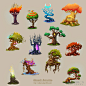 神奇的树 图标 Amazing trees-Behance |GAMEUI- 游戏设计圈聚集地 | 游戏UI | 游戏界面 | 游戏图标 | 游戏网站 | 游戏群 | 游戏设计