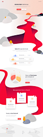 Volcano - Landing Page by Outcrowd