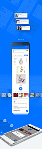 Behance Material Design : This is our concept work on Behance Material App Redesign.