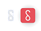 "S" Brand - Logo and App icon