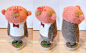 日本达人 超可爱呆萌 羊毛毡 动物 人形 人偶 娃娃 摆件 手工手作-淘宝网