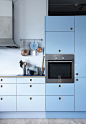 哥本哈根：四口之家的蓝色空间 - 居宅 - 室内设计师网