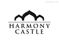 标志说明：HarmonyCastle美容院logo设计欣赏。