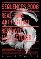 Sequences - Siggi Odds : Sequences is a real-time art festival in Reykjavík, Iceland hosted annually by The Living Arts Museum. They approaced Jónas Valtýsson, Sveinn Davíðsson, Mundi and myself for the design and art direction for the festival. We teamed