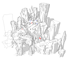 懒柠采集到场景-地图