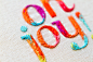 Oh Joy! embroidered logo on Behance