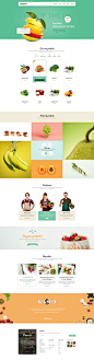 Organici - Organic Store PSD Template : Organici is the premium PSD template for Organic Food Shop. Built especially for any kind of organic store: Food, Farm, Cafe…, Organici brings in the fresh interface with natural and healthy style. The template incl