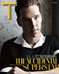 【图】“缺爷”本尼迪克特·康伯巴奇 (Benedict Cumberbatch) 登上风尚志《T》杂志2014年春季刊封面_Benedict Cumberbatch_海报时尚网