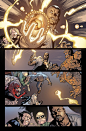 The New Avengers Vol 2 Issue 1 Page 22 colors, Chiara Miriade : pencils : Stuart Immonen
colors by me