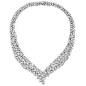 Estate Cartier Pear-Shaped Diamond Necklace Magnificent diamond necklace, composed of 233 pear-shaped diamonds weighing approximately 97.00 total carats, mounted in platinum, signed Cartier.