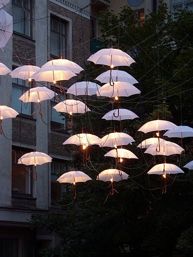 umbrella street ligh...