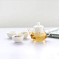 创意耐热玻璃茶具花茶壶套装 红茶茶具 功夫茶具泡茶壶茶盘整套