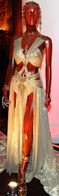 Dejah Thoris's dress from John Carter, on display at the El Capitan Theatre in Hollywood