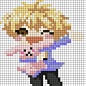 Mitsukuni "Honey" Haninozuka - Ouran High School Host Club Perler Bead Pattern: 