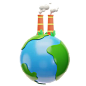 Eco Factory 3D Icon