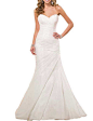 Ice Beauty Organza Mermaid Long Bridal Gowns Wedding Dresses at Amazon Women’s Clothing store: